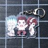 1 Pcs Kawaii Anime Dr Stone Keychains Cartoon Figure Senkuu Kohaku Acrylic Pendant Keyrings Figure Toys 1 - Dr. Stone Shop