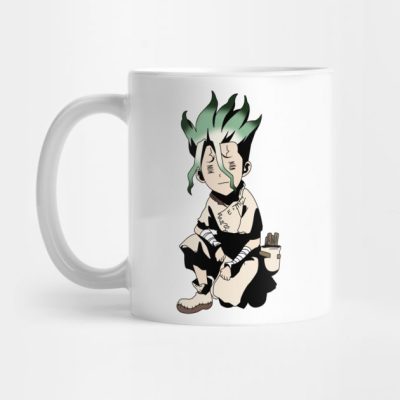 Dr Stone Senku Ishigami Chibi Cute Frail Mug Official Dr. Stone Merch