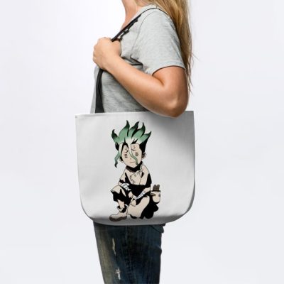 Dr Stone Senku Ishigami Chibi Cute Frail Tote Official Dr. Stone Merch