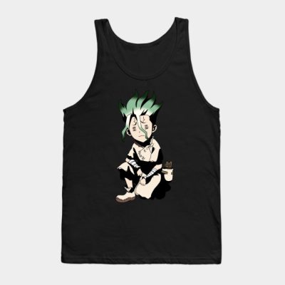 Dr Stone Senku Ishigami Chibi Cute Frail Tank Top Official Dr. Stone Merch