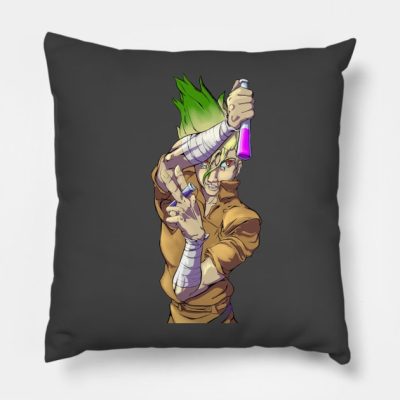 Ten Billion Percent Throw Pillow Official Dr. Stone Merch