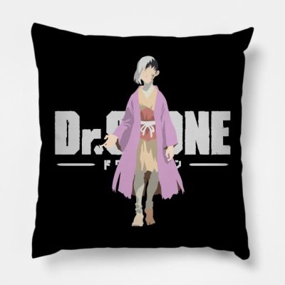 Gen Asagiri Throw Pillow Official Dr. Stone Merch