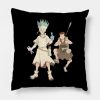 Senku And Taiju Throw Pillow Official Dr. Stone Merch