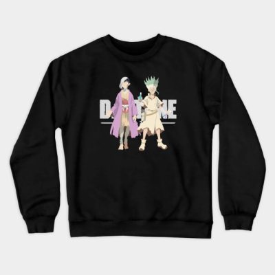 Senku And Gen Crewneck Sweatshirt Official Dr. Stone Merch