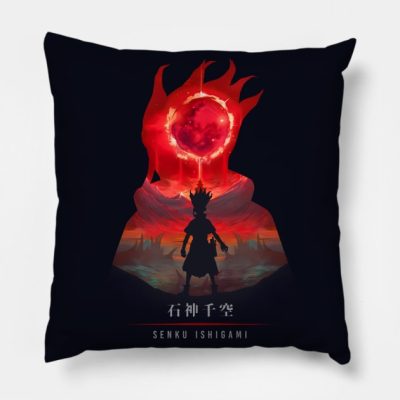 Senku Bloody Illusion Throw Pillow Official Dr. Stone Merch