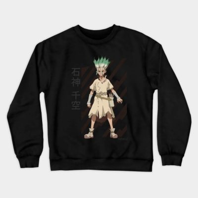 Senku Ishigami Dr Stone Anime Crewneck Sweatshirt Official Dr. Stone Merch