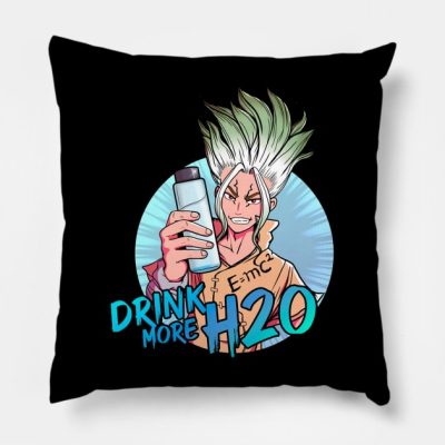 Stone Genius Throw Pillow Official Dr. Stone Merch