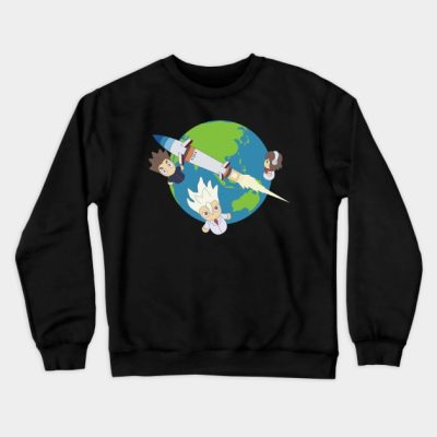 Senku Rocket Crewneck Sweatshirt Official Dr. Stone Merch