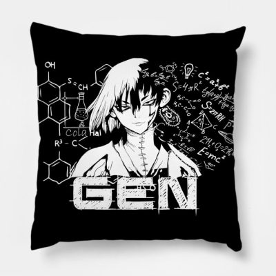 Gen Throw Pillow Official Dr. Stone Merch