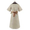 Anime Dr Stone Senku Ishigami Cosplay Costume Short Sleeve Vintage Dress Full Set Halloween Christmas Carnival 3 - Dr. Stone Shop