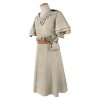 Anime Dr Stone Senku Ishigami Cosplay Costume Short Sleeve Vintage Dress Full Set Halloween Christmas Carnival 4 - Dr. Stone Shop