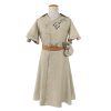 Anime Dr Stone Senku Ishigami Cosplay Costume Short Sleeve Vintage Dress Full Set Halloween Christmas Carnival 5 - Dr. Stone Shop