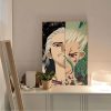 Dr STONE Classic Vintage Posters Decoracion Painting Wall Art White Kraft Paper Wall Decor 4 - Dr. Stone Shop