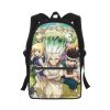 Dr STONE anime Men Women Backpack 3D Print Fashion Student School Bag Laptop Backpack Kids Travel 1 - Dr. Stone Shop