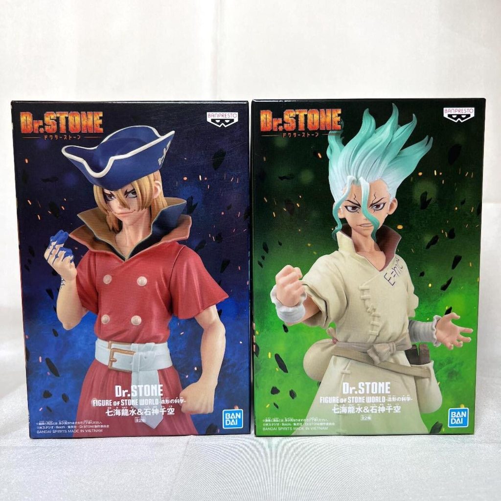 In Stock Dr STONE STONE WORLD Science of Modeling Nanami Ryusui Ishigami Senku Figure Model Toys - Dr. Stone Shop