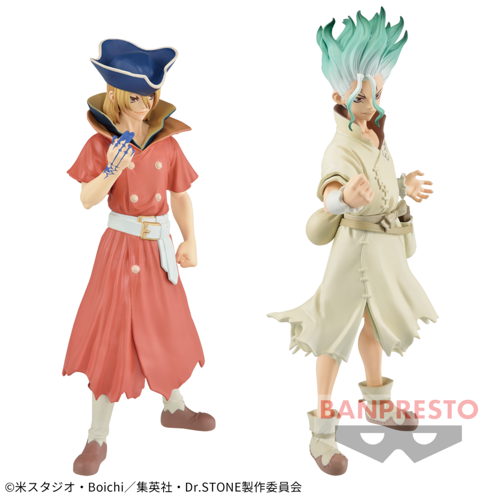 In Stock Dr STONE STONE WORLD Science of Modeling Nanami Ryusui Ishigami Senku Figure Model Toys - Dr. Stone Shop