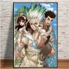 Nordic Anime Dr STONE Ishigami Senku Shishio Tsukasa Print Art Canvas Poster For Living Room Decor 1 - Dr. Stone Shop