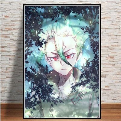 Nordic Anime Dr STONE Ishigami Senku Shishio Tsukasa Print Art Canvas Poster For Living Room Decor 14 - Dr. Stone Shop