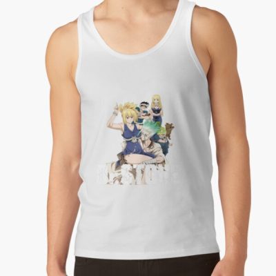 Fanart Dr Stone Merch Anime Tank Top Official Dr. Stone Merch