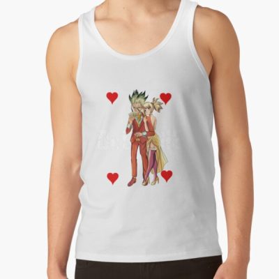 Fanart Dr Stone Merch Anime Tank Top Official Dr. Stone Merch