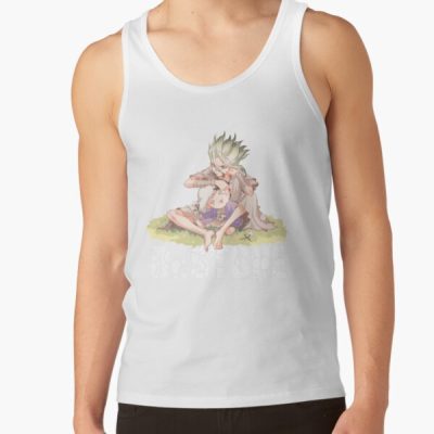 Fanart Dr Stone Merch Anime 3 Tank Top Official Dr. Stone Merch