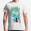 Dr Stone Anime Manga Senku Landscape T-Shirt Official Dr. Stone Merch