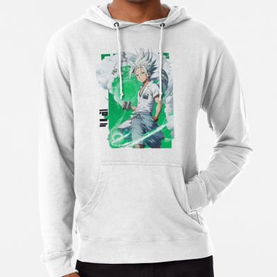 Dr Stone Anime Senku Ishigami Hoodie Official Dr. Stone Merch