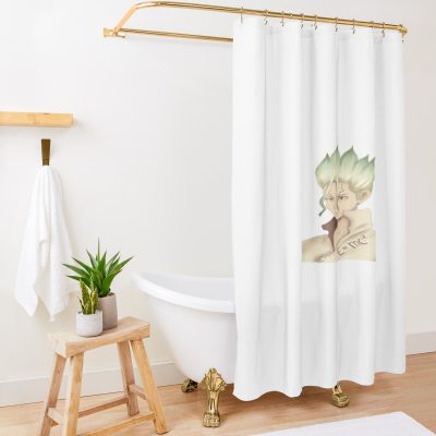 Senku Ishigami Shower Curtain Official Dr. Stone Merch