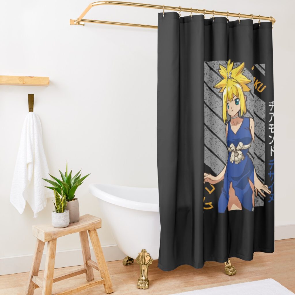 Shower Curtain Official Dr. Stone Merch