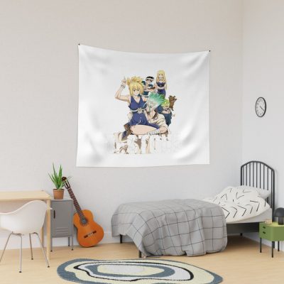 Fanart Dr Stone Merch Anime Tapestry Official Dr. Stone Merch