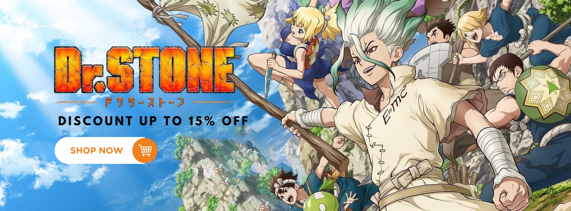 dr stone shop banner