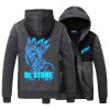 Anime Dr STONE Luminous Hooded Hoodie Anime Noctilucent Zipper Cardigan Splicing Jacket Fleece Coat 5 - Dr. Stone Shop