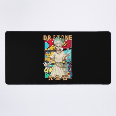 Senku Ishigami Dr Stone Dokuta Suton Comic Panel Mouse Pad Official Cow Anime Merch