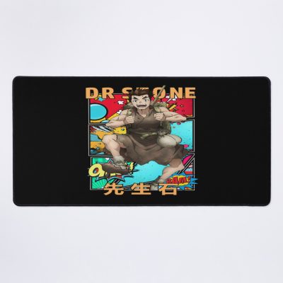 Taiju Oki Dr Stone Dokuta Suton Comic Panel Mouse Pad Official Cow Anime Merch